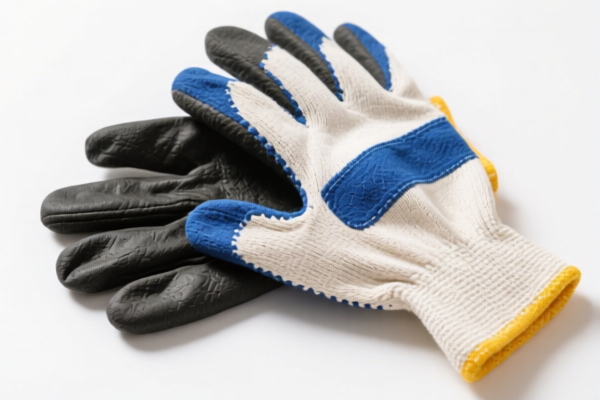 Rubber Coated Cotton Work Gloves