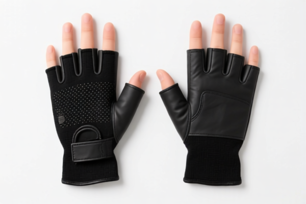 Rubber Coated Fingerless Gloves