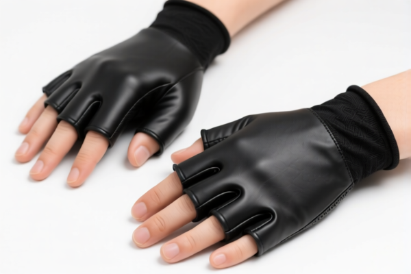 Rubber Coated Fingerless Gloves