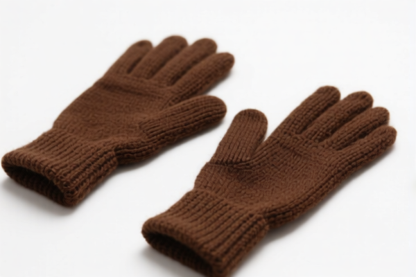 Artificial Fiber Knitted Gloves