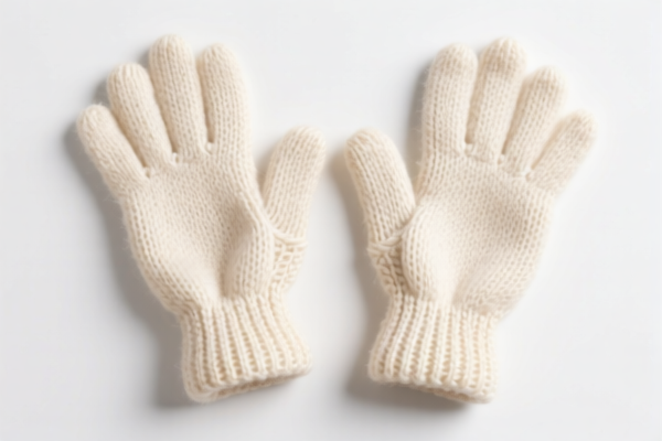 Artificial Fiber Knitted Gloves