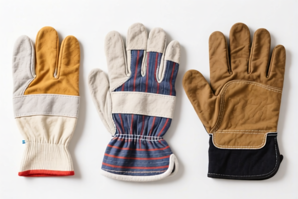 Work Gloves of Other Textile Materials