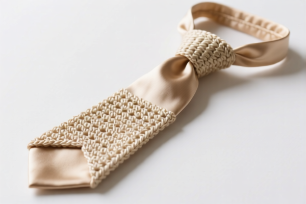 Silk Crocheted Tie