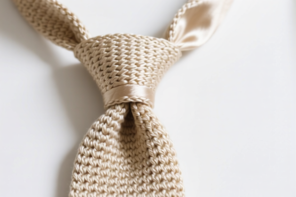 Silk Crocheted Tie