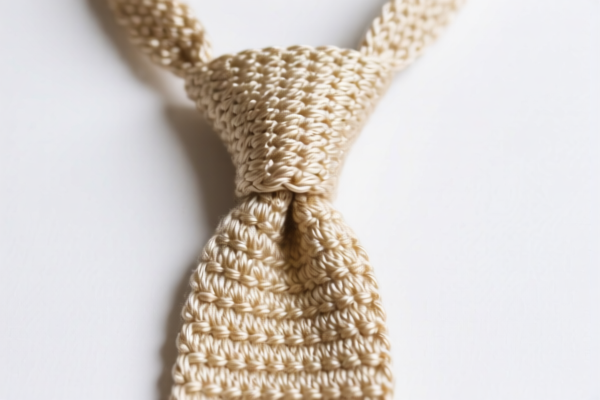 Silk Crocheted Tie