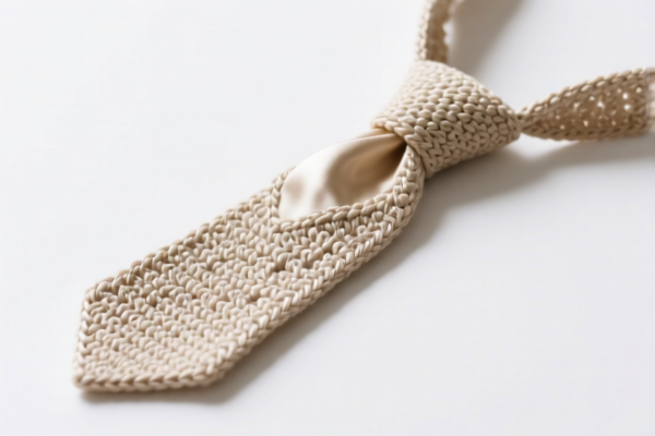 Silk Crocheted Tie