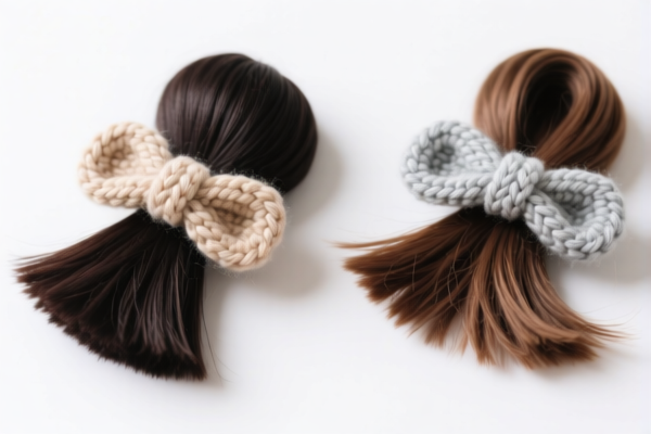 Knitted Hair Ornaments
