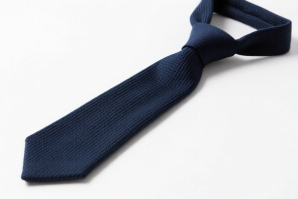 Polyester knitted ties