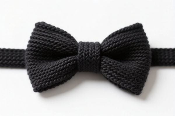 Women's knitted bow ties