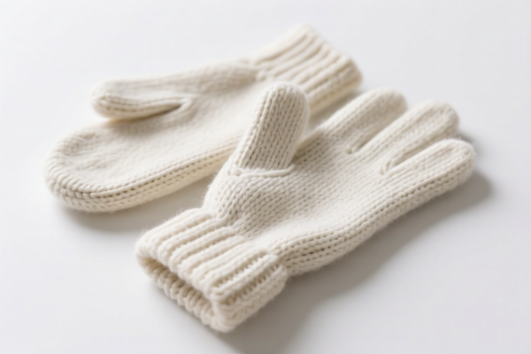 Knitted or crocheted cotton gloves