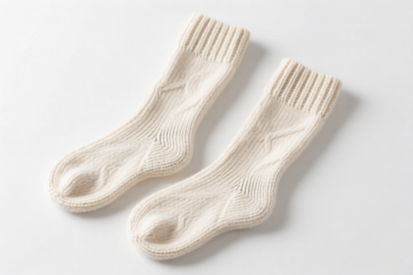 Knitted or crocheted cotton leg warmers