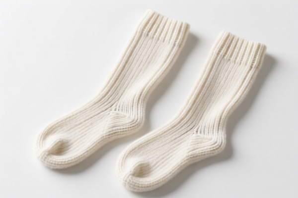 Knitted or crocheted cotton leg warmers