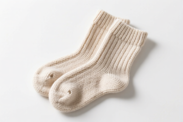 Knitted or crocheted cotton socks