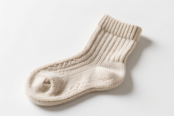 Knitted or crocheted cotton socks