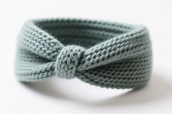 Wool knitted headband