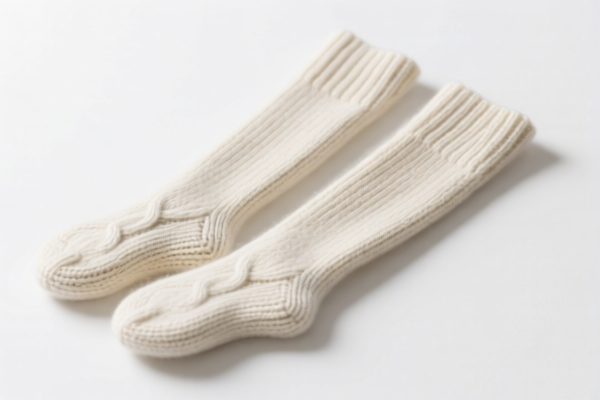 Wool knitted leg sleeve