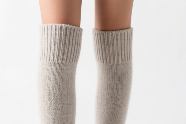 Wool knitted leg sleeve