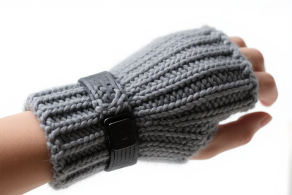 Wool knitted wrist guard