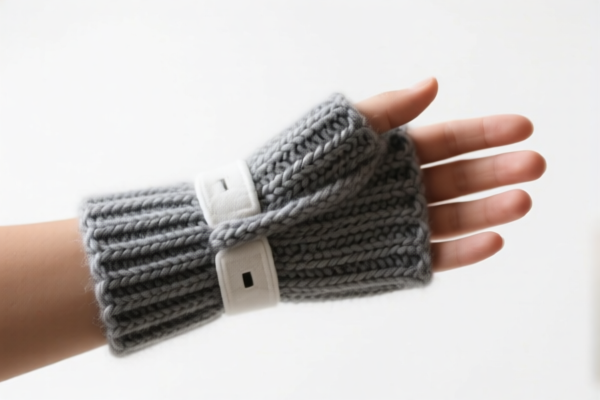 Wool knitted wrist guard