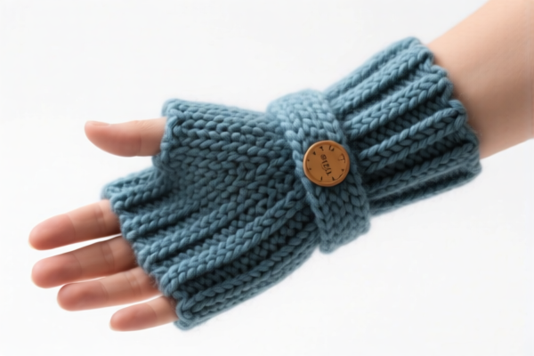 Wool knitted wrist guard