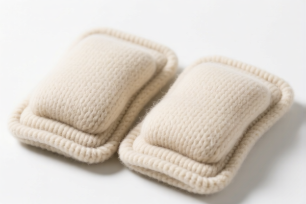 Wool warm knee pads
