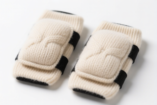 Wool warm knee pads