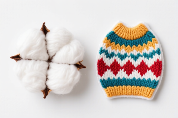 Cotton sweater patches
