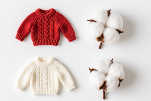 Cotton sweater patches