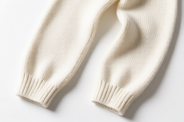 Knitted sweater sleeves