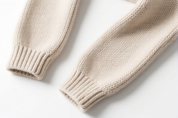 Knitted sweater sleeves