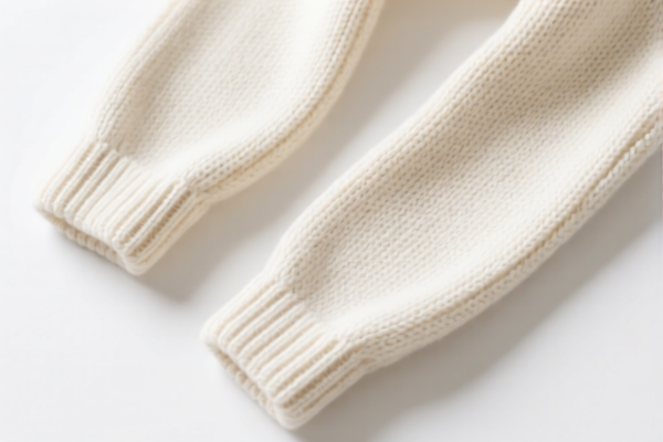 Knitted sweater sleeves