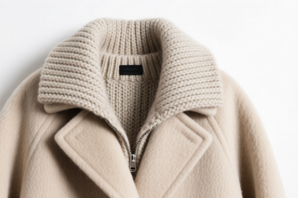 Wool or fine animal hair knitted_crocheted clothing accessories for coats and jackets
