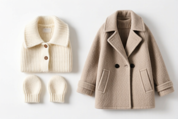Wool or fine animal hair knitted_crocheted clothing accessories for coats and jackets