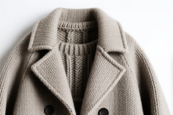 Wool or fine animal hair knitted_crocheted clothing accessories for coats and jackets