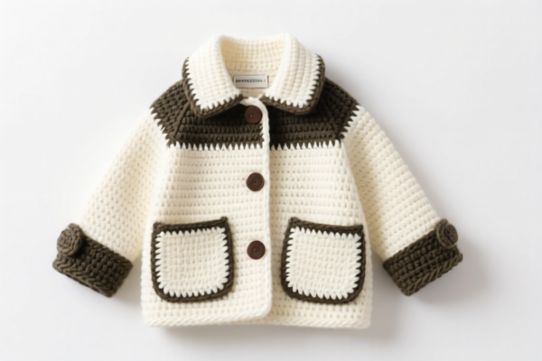 Crocheted coat_jacket pockets