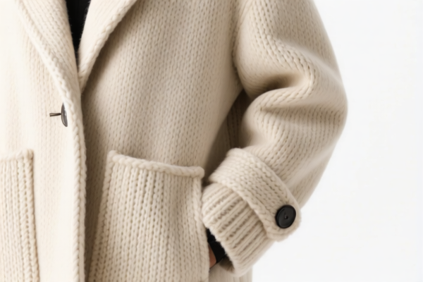Knitted coat_jacket pockets