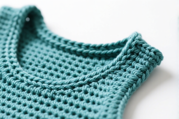 Crocheted cotton clothing lining parts