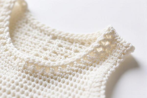 Crocheted cotton clothing lining parts