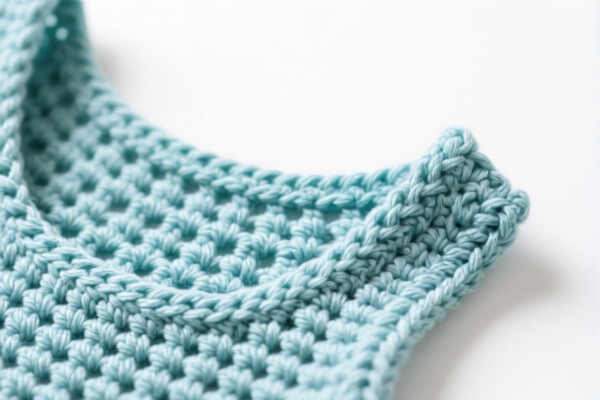 Crocheted cotton clothing lining parts