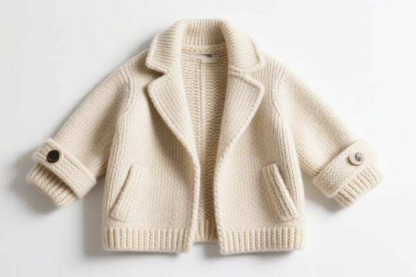 Knitted_Crocheted Coat Parts of Wool or Fine Animal Hair