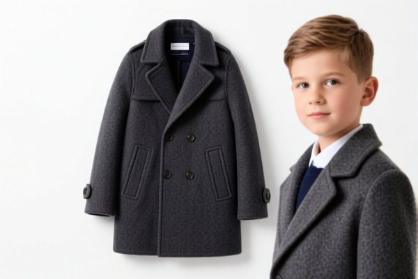 Boys' Wool Overcoat