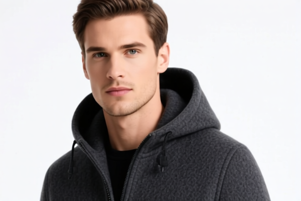 Men's Wool Hooded Jacket