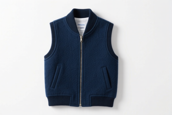 Boys' Wool Sleeveless Jacket