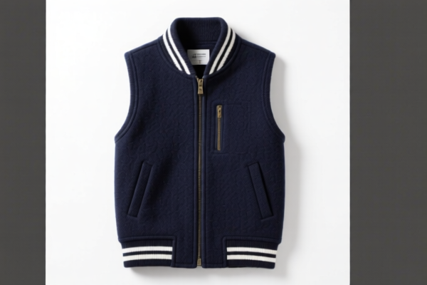 Boys' Wool Sleeveless Jacket