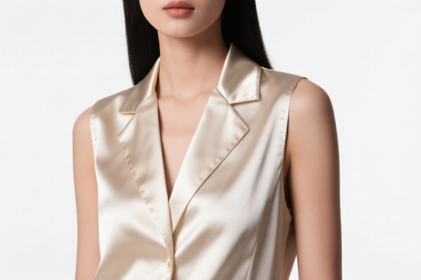 Silk Sleeveless Jacket