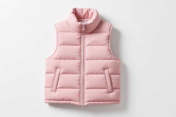 Girls' Winter Padded Sleeveless Vest