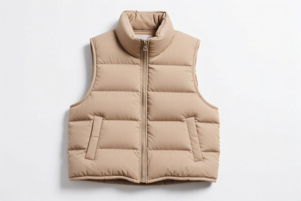 Girls' Winter Padded Sleeveless Vest