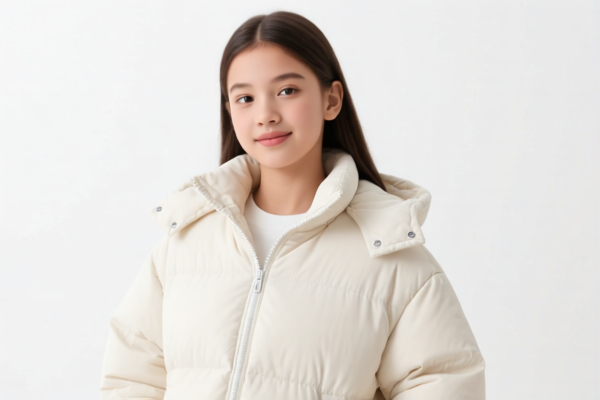 Girls' Cotton Down Jacket