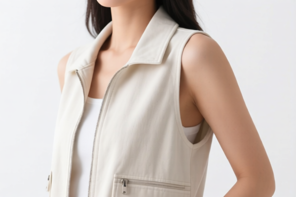 Women's Cotton Sleeveless Jacket