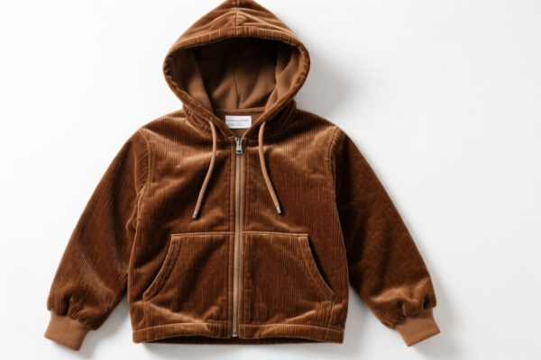 Girls' Corduroy Hooded Jacket